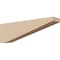 Ekena Millwork 4"W x 24"D x 8"H Thin Concord Rough Cedar Woodgrain TimberThane Corbel, Primed Tan CORUR04X24X08CONRCPR - alternate 1
